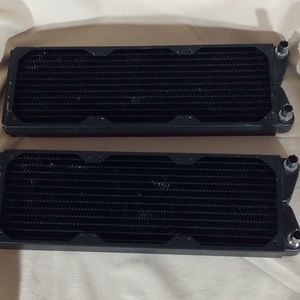 2- Swifttech Liquid Cooling Radiator for 3 fans